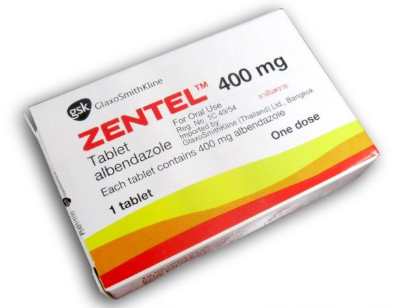ZENTEL TABS 400MG 1`s