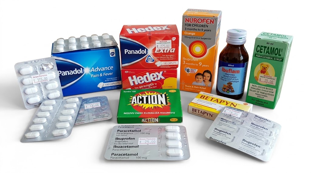 Common Pain Relief & Fever Medicines